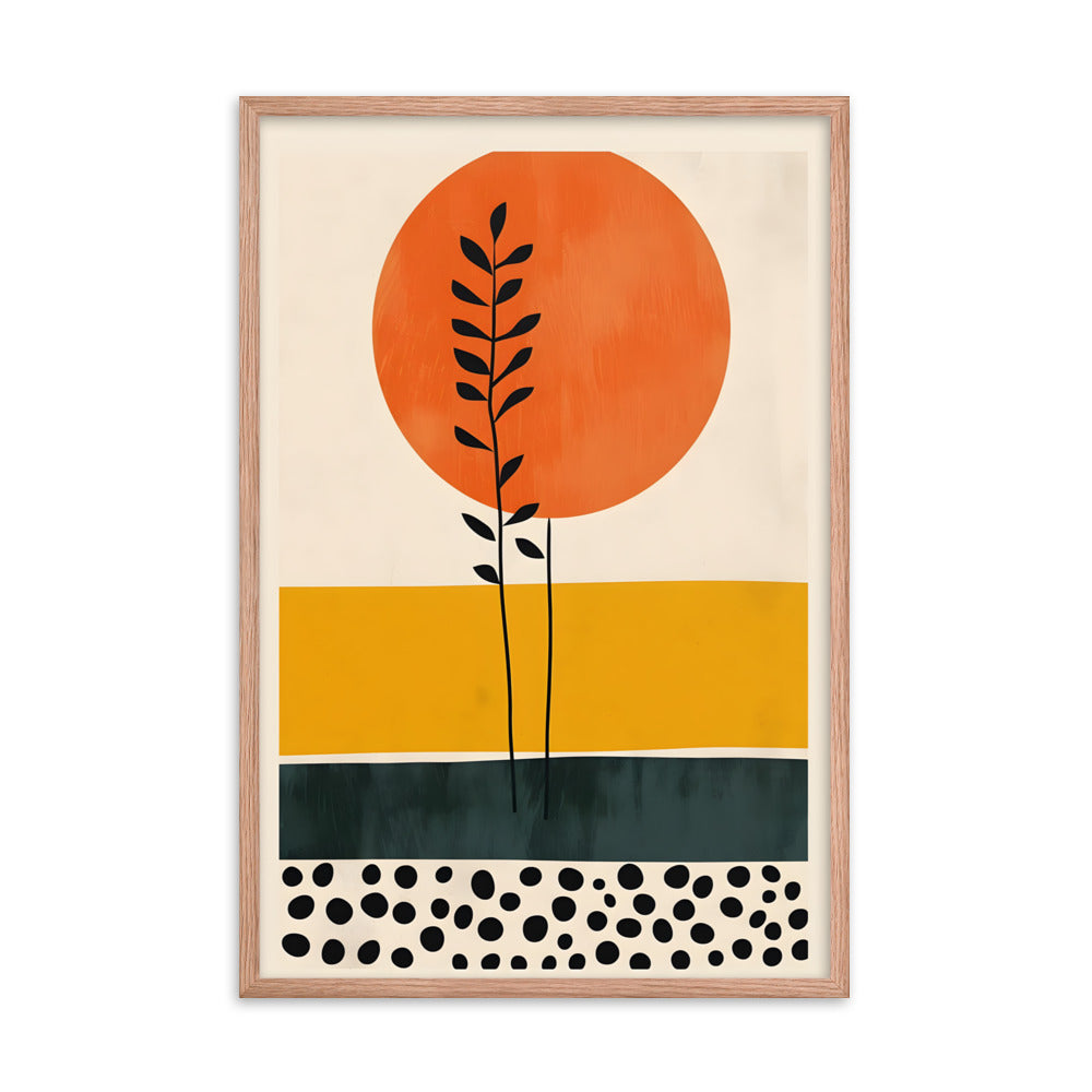 Wheat Field - Mid Century Modern Abstract Print