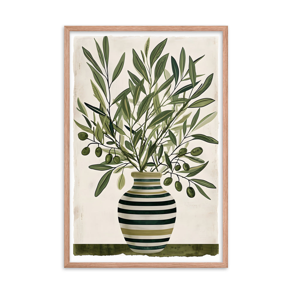 Potted Olives - Graphic Art Print