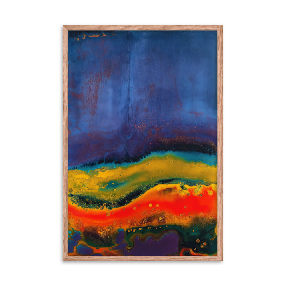 Thermal Symphony - Rothko Inspired Art Print