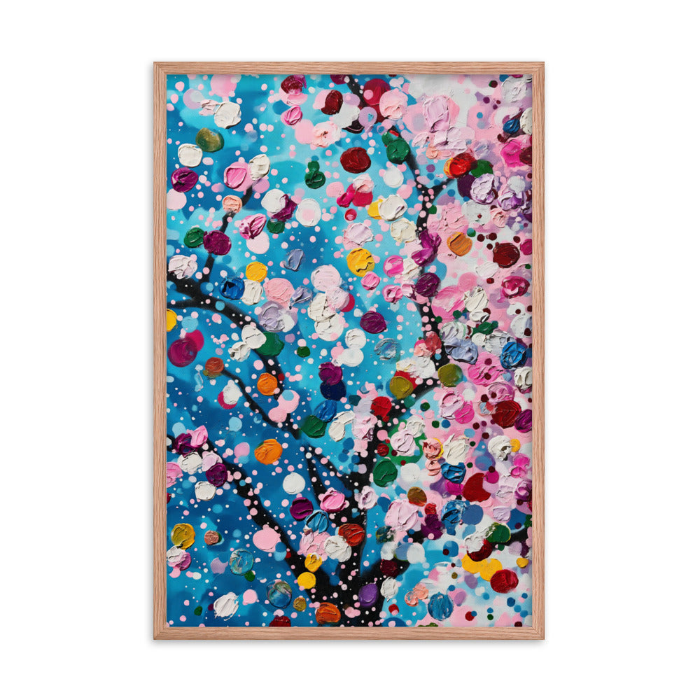 Blossom Burst - Damien Hirst Inspired Art Print