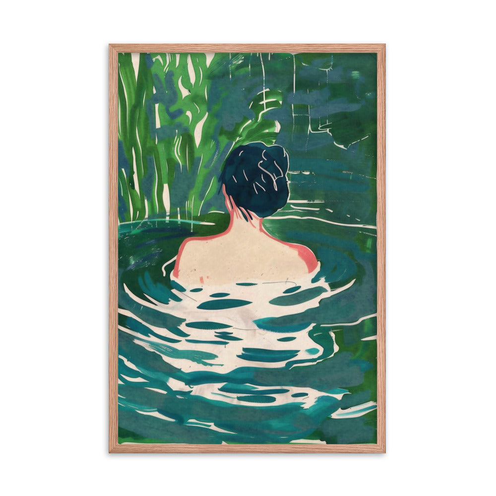 Aqua Elegance - Matisse Inspired Art Print