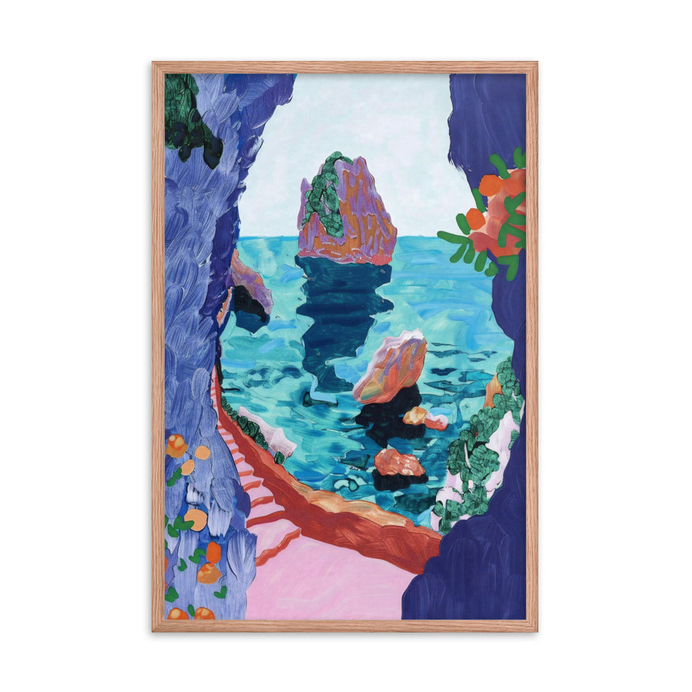 Coastal Chroma - Matisse Inspired Art Print