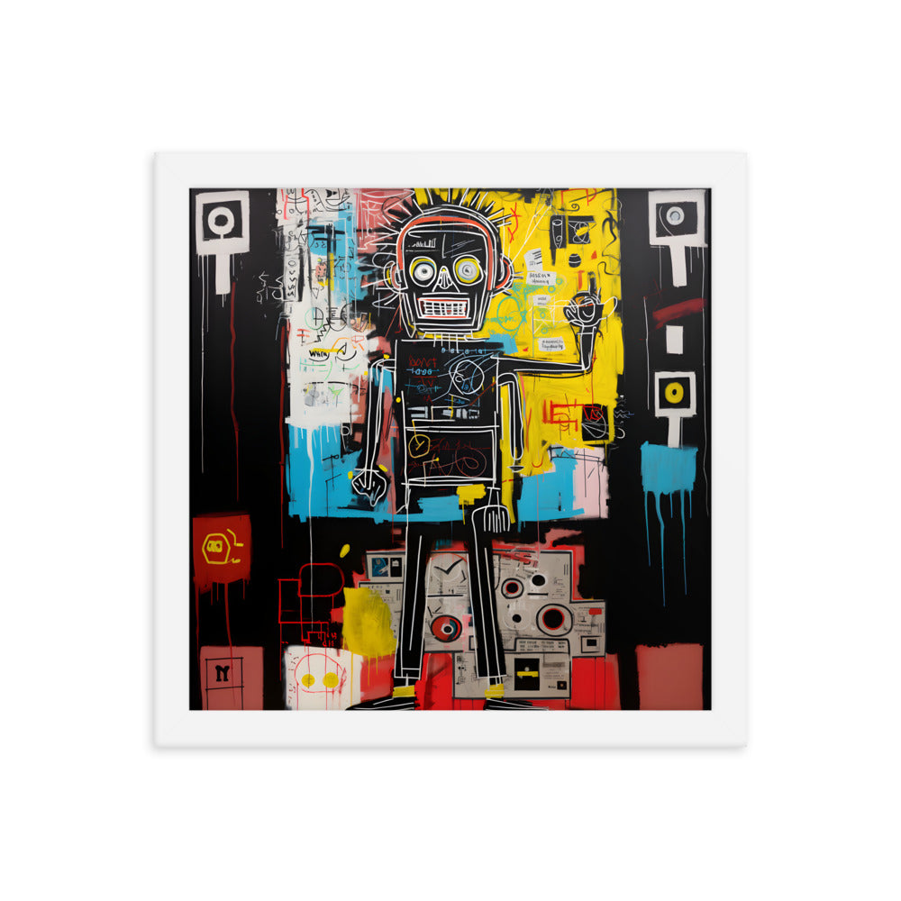 Basquiat Inspired Art Print: "Standing Strong"