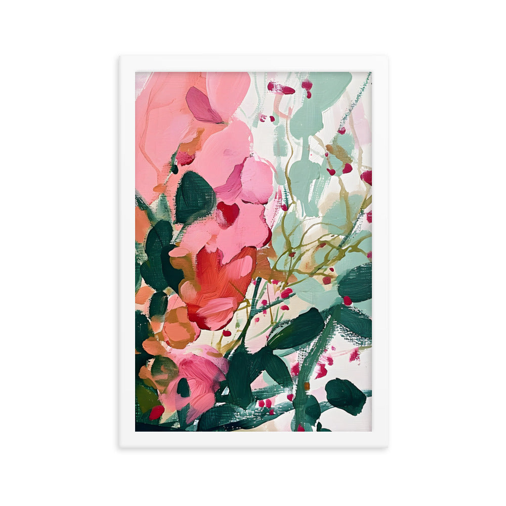 Chromatic Blooms - Damien Hirst Inspired Art Print