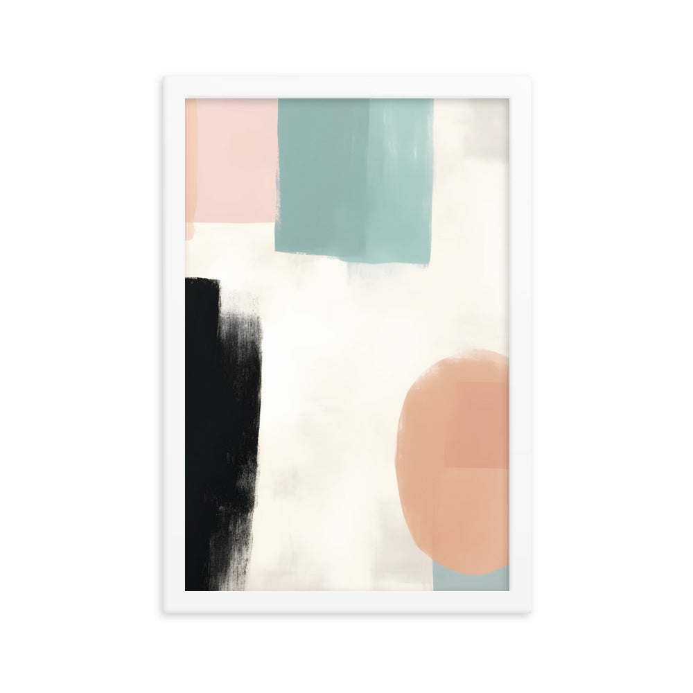 Pastel Mid-Century Harmony Art Print