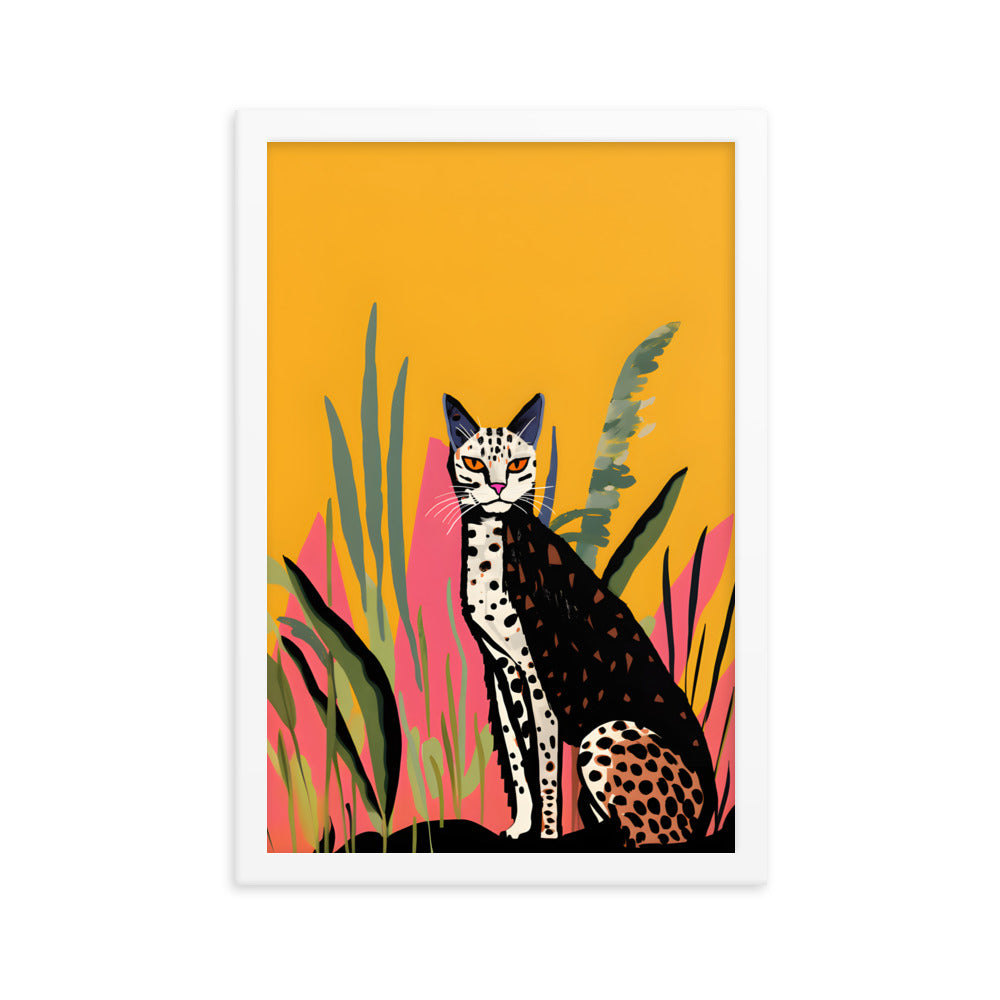 Savannah Cat - Abstract Art Print