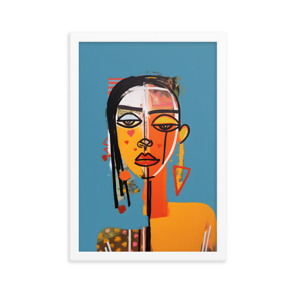 Radiant Woman 1 - Basquiat Inspired Art Print