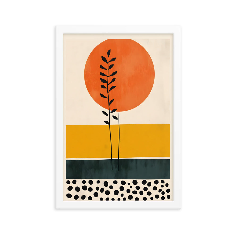 Wheat Field - Mid Century Modern Abstract Print