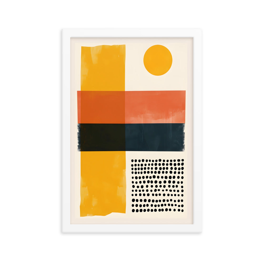 Amber Horizon - Midcentury Modern Art Print