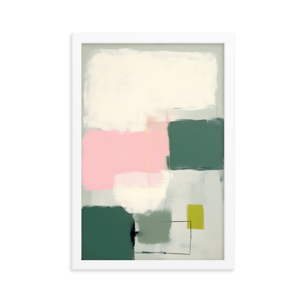 Chromatic Harmony: Contemporary Abstract Art Print