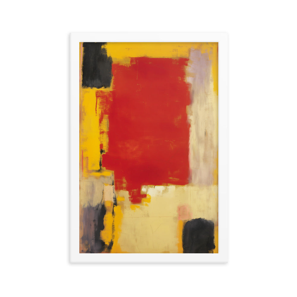 Embered Symphony - Rothko Inspired Art Print