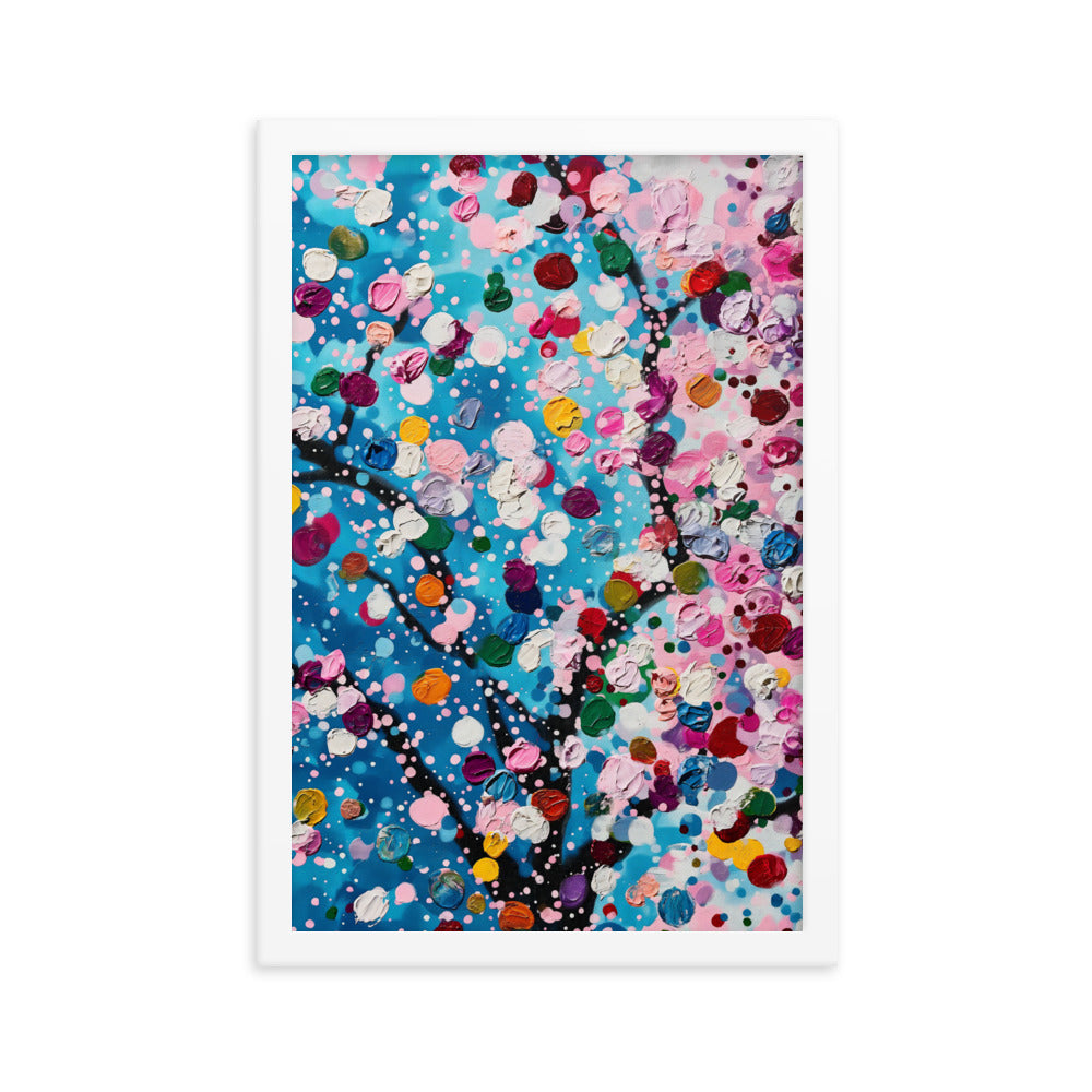 Blossom Burst - Damien Hirst Inspired Art Print