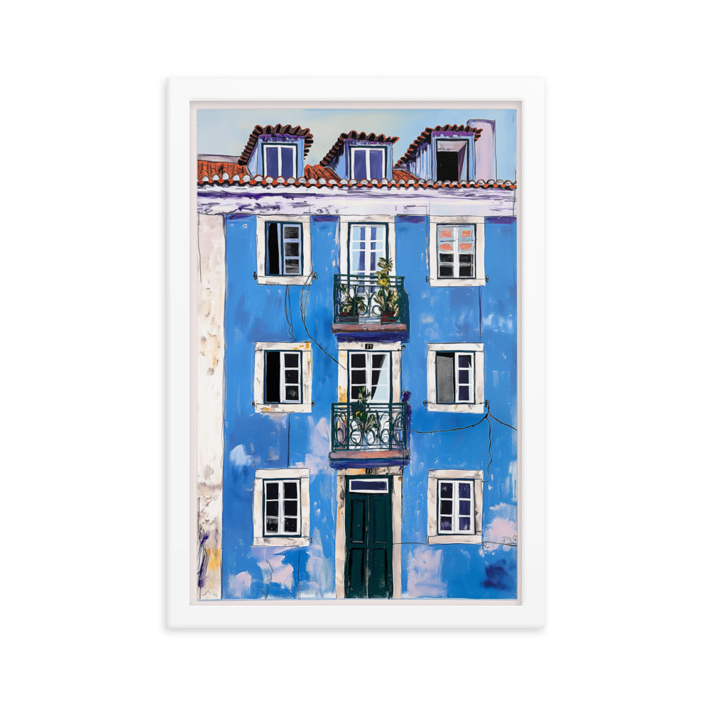 Lisbon Skyline Serenade - Graphic Art Print