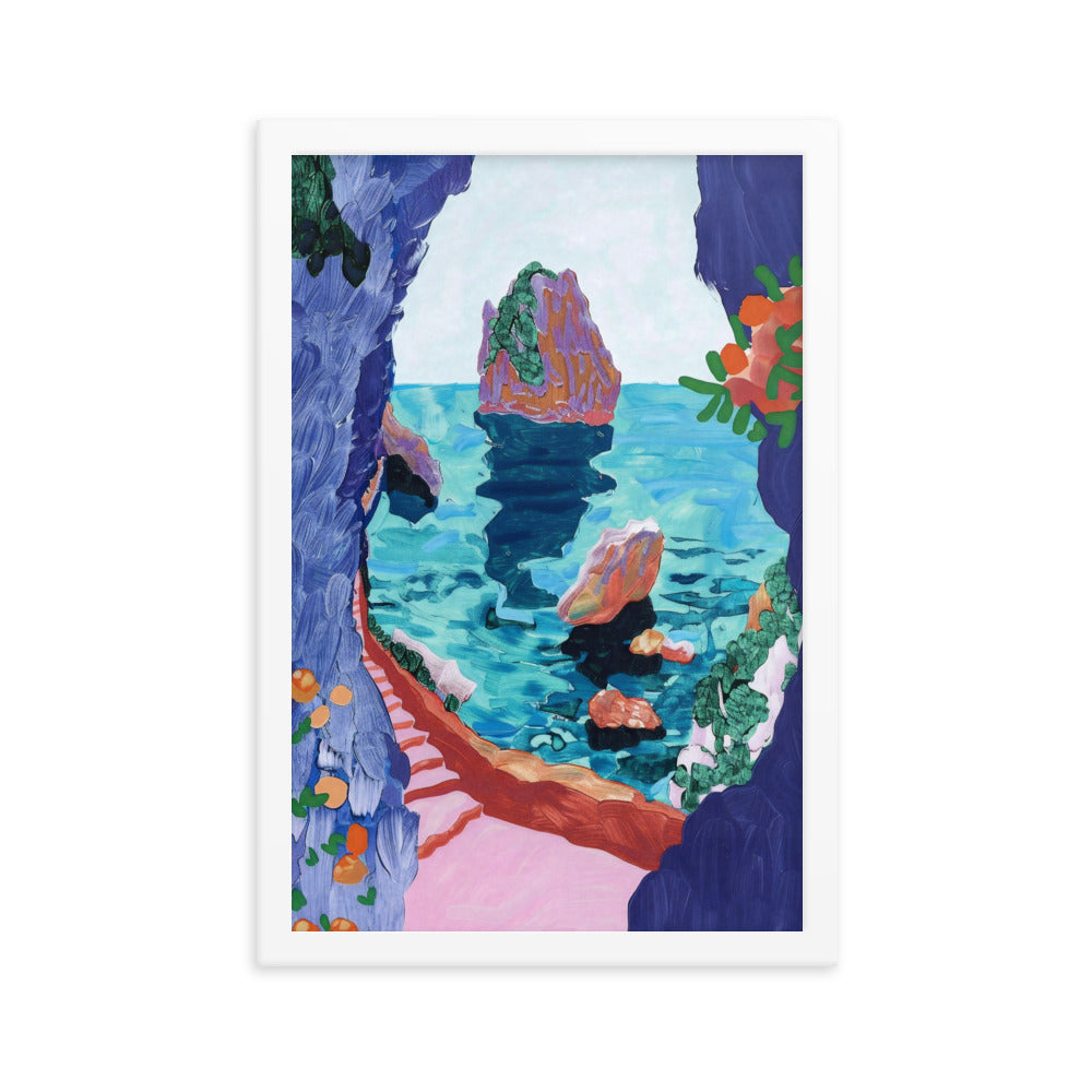 Coastal Chroma - Matisse Inspired Art Print