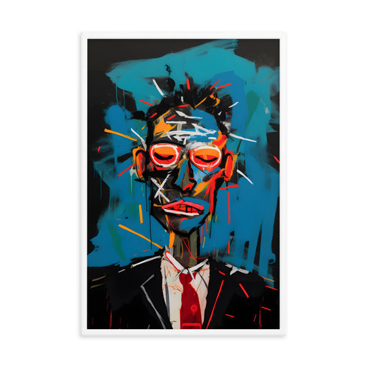 Boardroom Blues - Basquiat Inspired Art Print