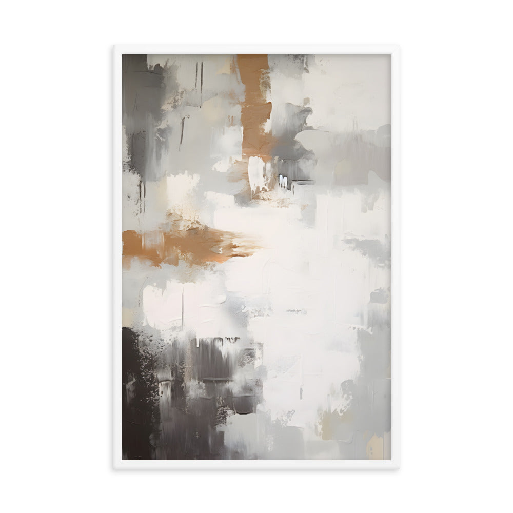 Silver Lining - Abstract Art Print