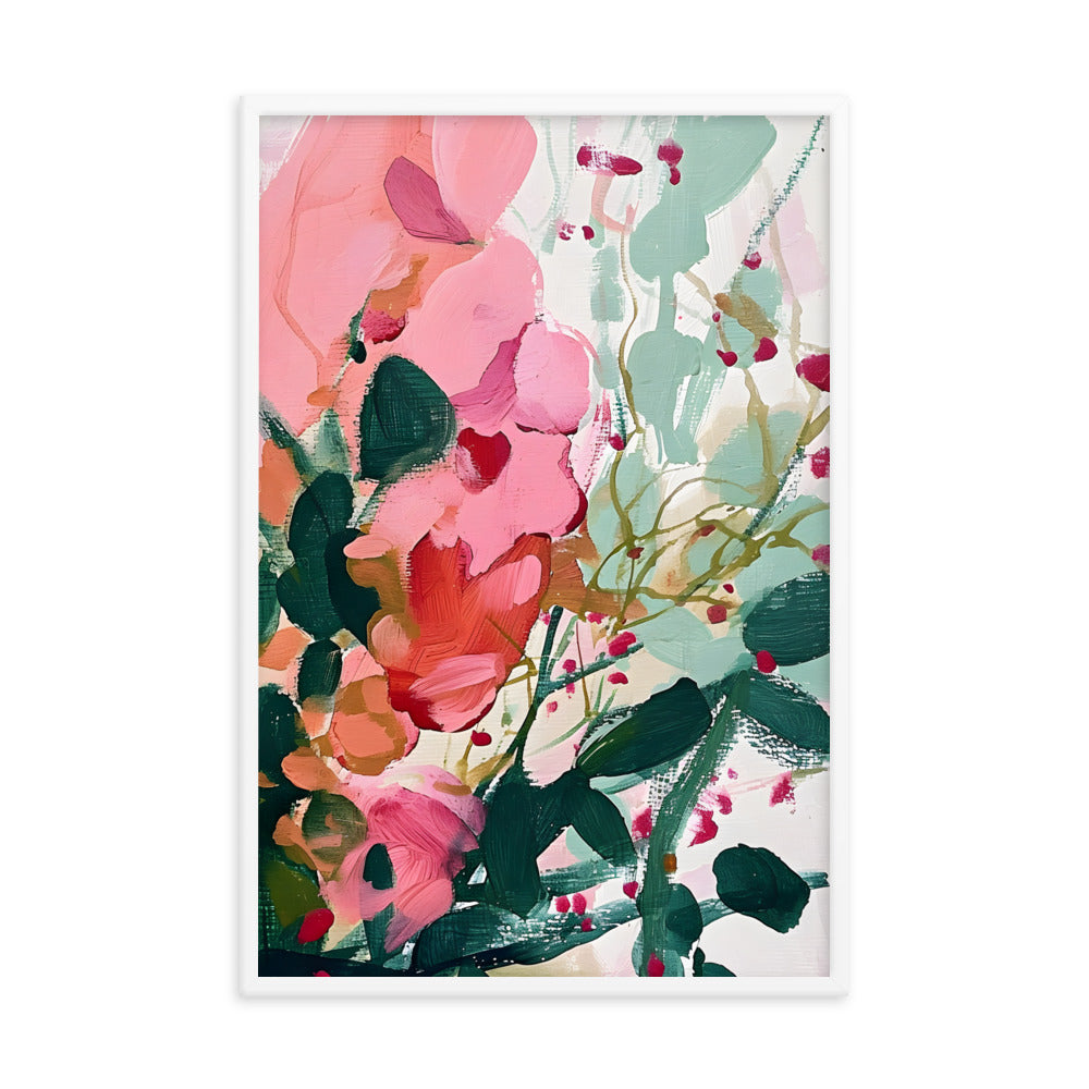 Chromatic Blooms - Damien Hirst Inspired Art Print