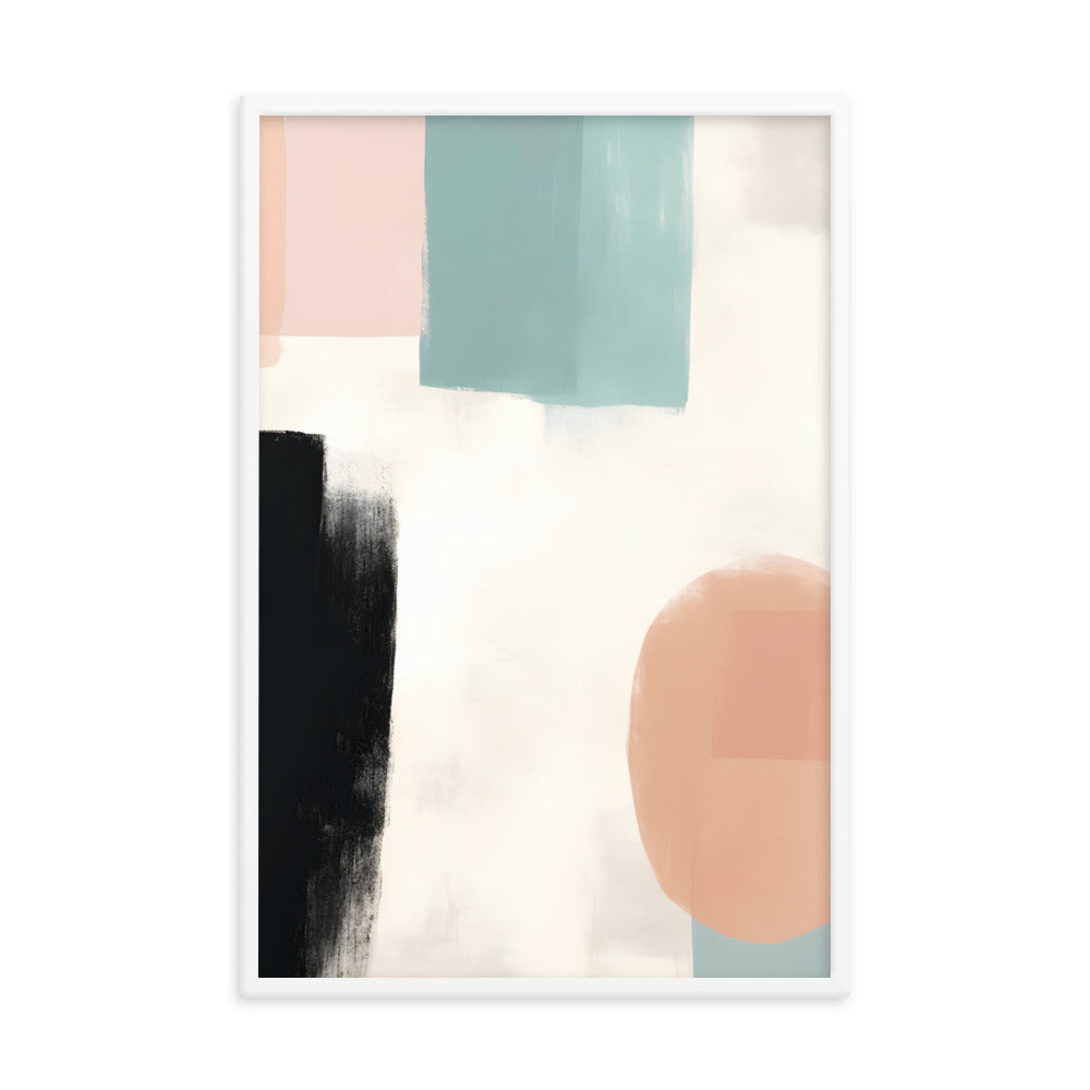 Pastel Mid-Century Harmony Art Print