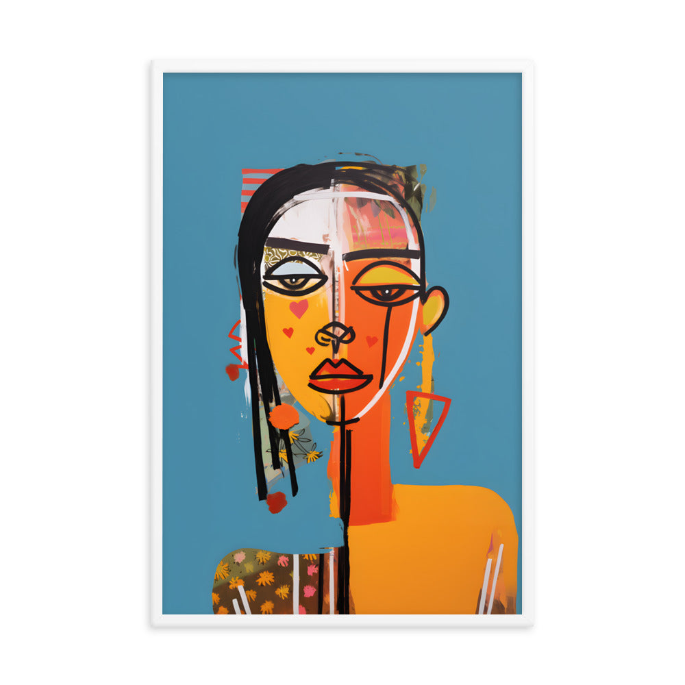 Radiant Woman 1 - Basquiat Inspired Art Print