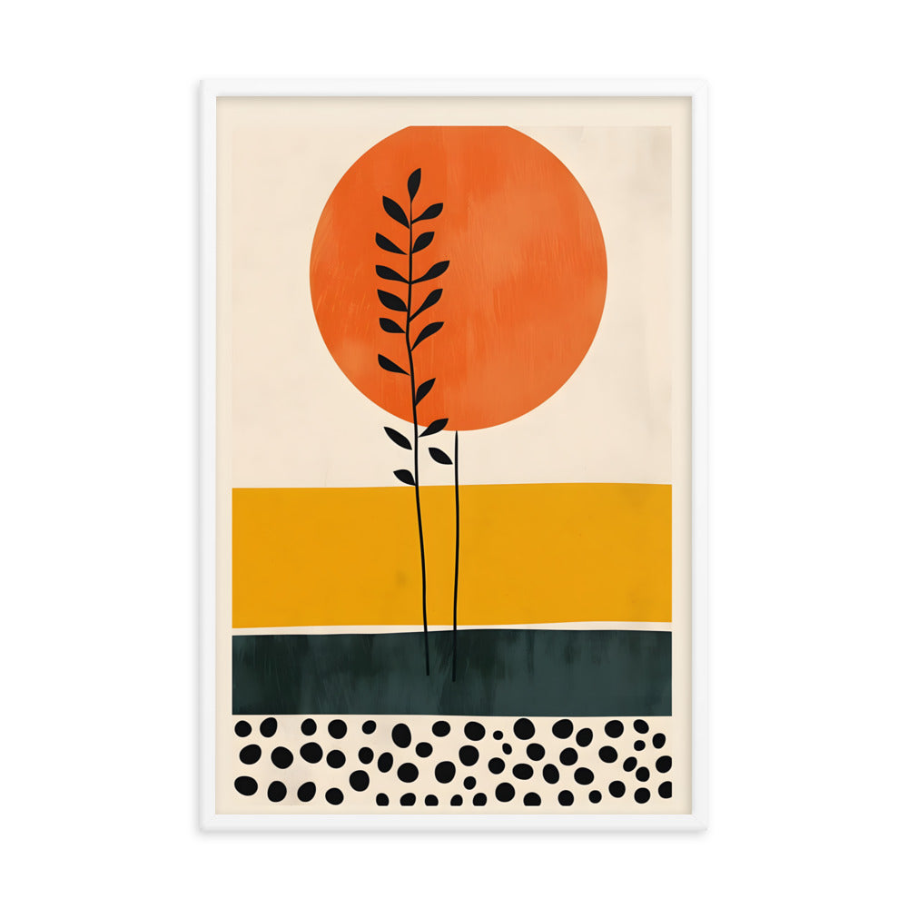 Wheat Field - Mid Century Modern Abstract Print