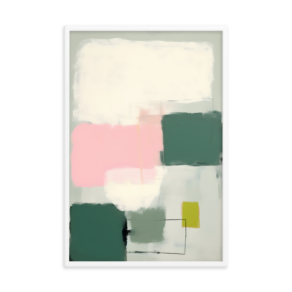 Chromatic Harmony: Contemporary Abstract Art Print