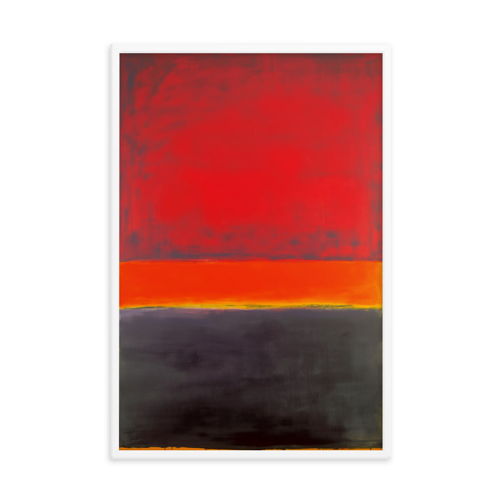 Embered Horizon - Rothko Inspired Art Print