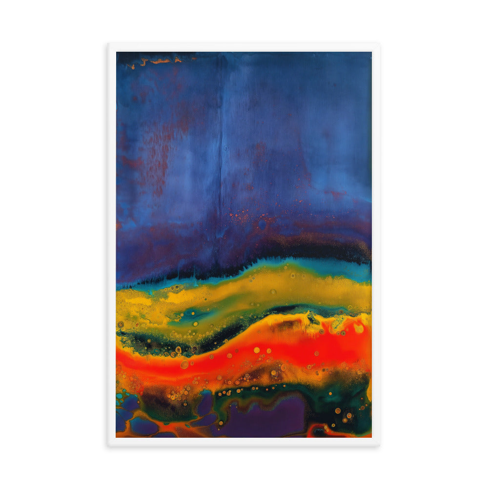 Thermal Symphony - Rothko Inspired Art Print