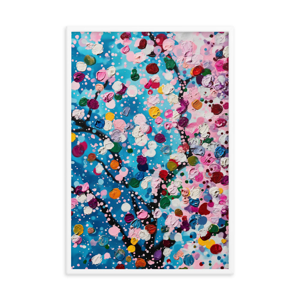 Blossom Burst - Damien Hirst Inspired Art Print